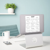 Volljähriger Ansichtskalender - Basishöchstbetrag Aufkleber (Laptop auf Schreibtisch)