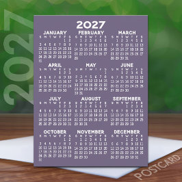Volljähriger Ansichtskalender - Basishöchstbetrag Postkarte