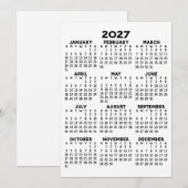 Volljähriger Ansichtskalender - Basiskarte Programm (Vorne/Hinten)