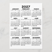Volljähriger Ansichtskalender - Basiskarte Programm (Vorderseite)