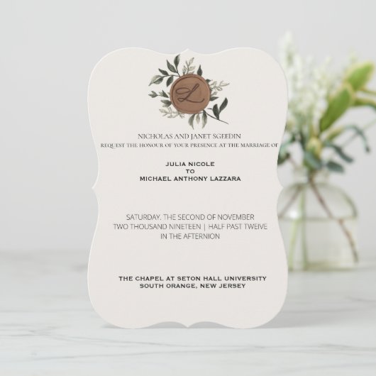 Vollkommen eingeladen  einladung (Stehend Vorderseite)