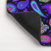 Vollkommen hübsches lila Paisley Mousepad (Ecke)