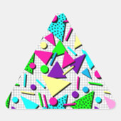 vollkommen radikal dreieckiger aufkleber (Vorderseite)