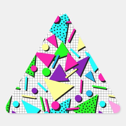 vollkommen radikal dreieckiger aufkleber (Vorderseite)