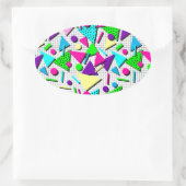 vollkommen radikal ovaler aufkleber (Tasche)