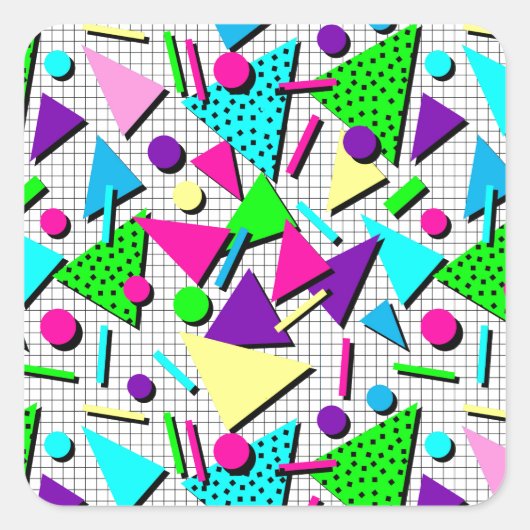 vollkommen radikal quadratischer aufkleber (Vorderseite)