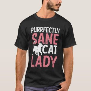 Vollkommen vernünftige Katzenlady Lustige Katzenli T-Shirt