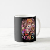 Vollkommene kleine Herzen Kaffeetasse (VorderseiteRechts)
