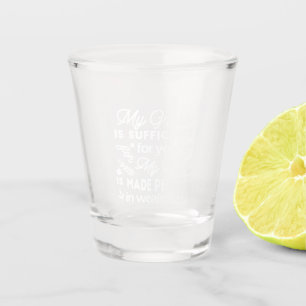 Vollkommene Kraft in Schwachheit  2. Korinther 12: Schnapsglas