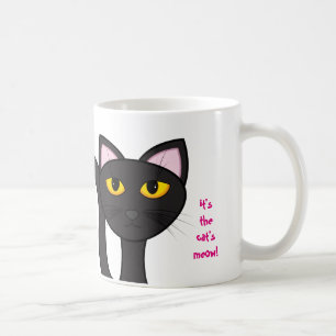 Vollkommenheit! Es ist das Miauen der Katze! Große Kaffeetasse
