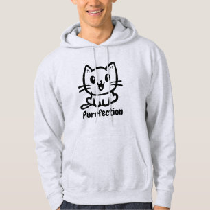 Vollkommenheit, sehr süße Anime-Katze Hoodie