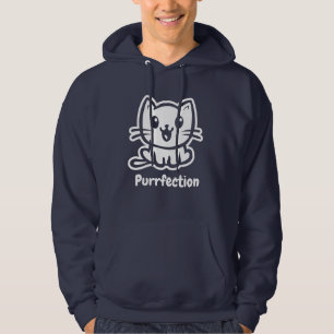 Vollkommenheit, sehr süße Anime-Katze Hoodie