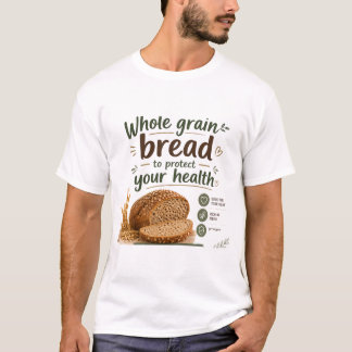 Vollkornbrot Gesundes Ernährungsdesign T-Shirt