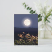 Vollmond 2 postkarte (Stehend Vorderseite)