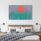 Vollmond #4 leinwanddruck (Insitu (Schlafzimmer))