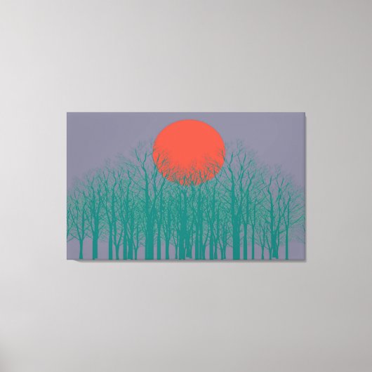 Vollmond #4 leinwanddruck (Vorderseite)