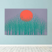 Vollmond #4 leinwanddruck (Insitu (Holzboden))