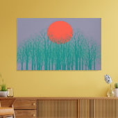 Vollmond #4 leinwanddruck (Insitu (Wohnzimmer))