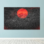 Vollmond #5 leinwanddruck (Insitu (Holzboden))