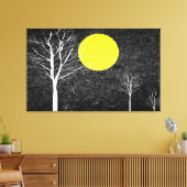 Vollmond #6 leinwanddruck (Insitu (Wohnzimmer))