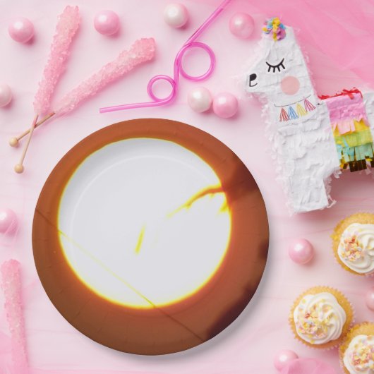 Vollmond 9" Runde Pappteller (Party)