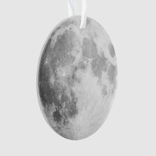 Vollmond-Acrylschmuck Ornament (Vorderseite)