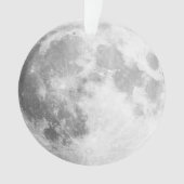 Vollmond-Acrylschmuck Ornament (Vorderseite)