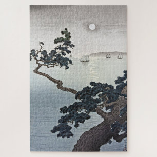 Vollmond am Strand von Akashi von Tsuchiya Koitsu Puzzle