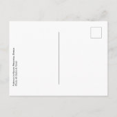 Vollmond Anstieg über dem Meer - Postkarte (Rückseite)