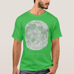 Vollmond Antiquitätendruck Vintage Retro Männer un T-Shirt