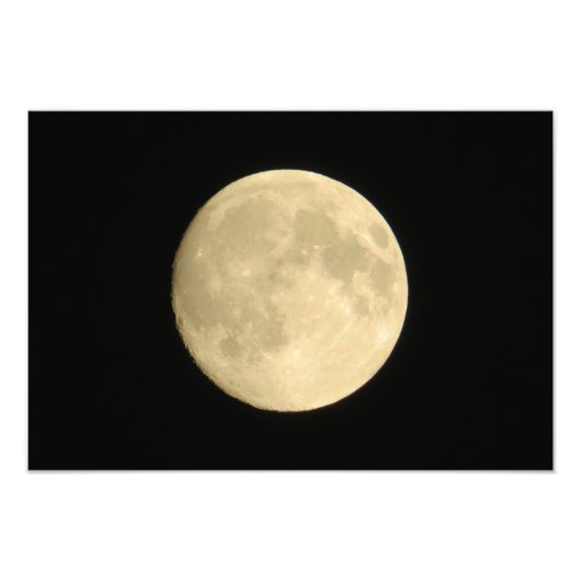 Vollmond Art Print Fotodruck (Vorne)