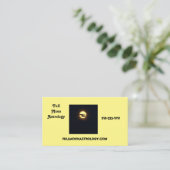 Vollmond Astrologie-Visitenkarte Visitenkarte (Stehend Vorderseite)