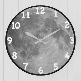 Vollmond Astronomiebild Große Wanduhr
