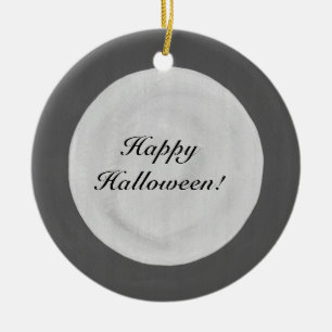 Vollmond auf Dark Sky Happy Halloween Ornamente