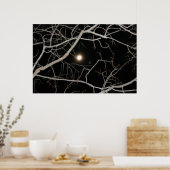 Vollmond auf dem Webposter Poster (Küche)