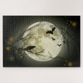 Vollmond auf Halloween Puzzle (Horizontal)