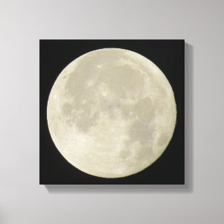 Vollmond auf Leinwand Foto