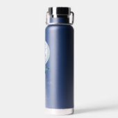 Vollmond, Baby! - Der weiße Lotus Trinkflasche (Rückseite)