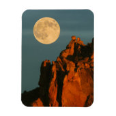 Vollmond | Basalt Cliffs Smith Rock Staat Park Magnet (Vertikal)