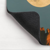 Vollmond | Basalt Cliffs Smith Rock Staat Park Mousepad (Ecke)