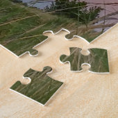 Vollmond Beach Sanddünen Abend Light Puzzle (Seite)