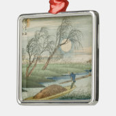 Vollmond bei Seba Silbernes Ornament (Links)