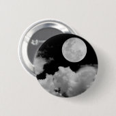 VOLLMOND BEWÖLKT SCHWARZWEISS BUTTON (Vorne & Hinten)