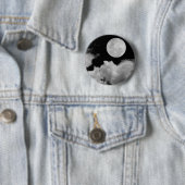 VOLLMOND BEWÖLKT SCHWARZWEISS BUTTON (Beispiel)