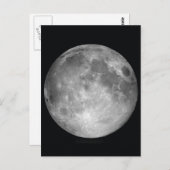 Vollmond-Bilder Postkarte (Vorne/Hinten)