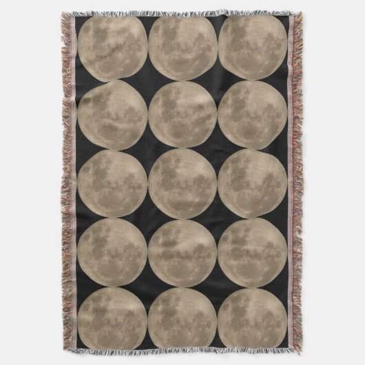 Vollmond Blanket Super Moon Throw Blankets Geschen Decke (Vorderseite Vertikal)