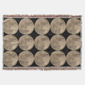 Vollmond Blanket Super Moon Throw Blankets Geschen Decke (Vorderseite)