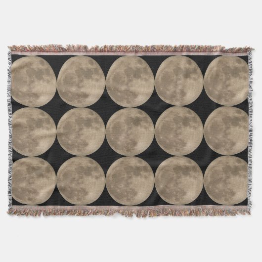 Vollmond Blanket Super Moon Throw Blankets Geschen Decke (Vorderseite)