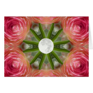 Vollmond Blume Mandala
