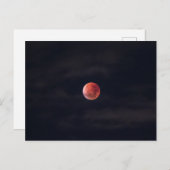 Vollmond, Blutmond Postkarte (Vorne/Hinten)